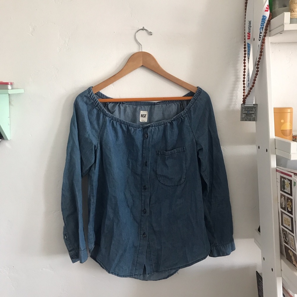 NSF Denim style top
